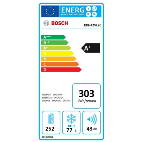 Bosch KDN42VL20 Chłodziarko-zamrażarka
