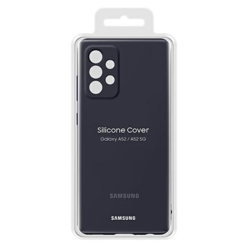 Etui Samsung Silicone Cover do Galaxy A52 Czarny