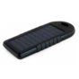 SUNEN PowerNeed - Powerbank 5000mAh z panelem solarnym 1.2W, USB 5V, 1A, Li-Poly, LED, czarny
