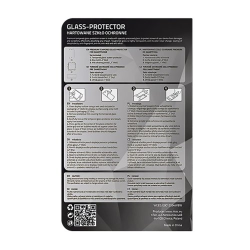 Qoltec Hartowane szkło ochronne Premium do Huawei P9 | Złote | Pełne
