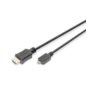 Kabel micro HDMI Highspeed Eth. 1.4  Full HD Typ D/A, M/M 1m