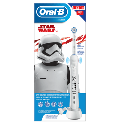 Szczoteczka elektryczna OralB Kids D16 JR Star Wars