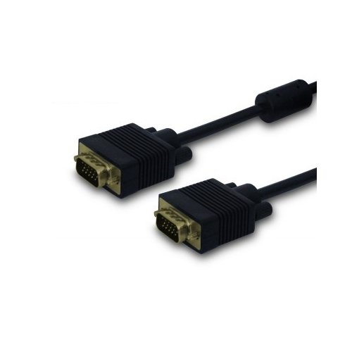 Kabel VGA (M) – VGA (M) ekranowany +2 feryty SAVIO CL-52 15m