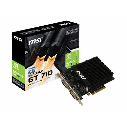 Karta VGA MSI GT 710 2GD3H H2D 2GB DDR3 64bit 2xDVI+HDMI PCIe2.0