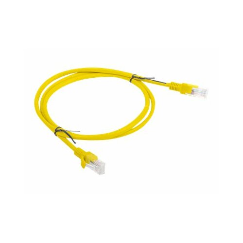 Patch cord Lanberg UTP kat.6 1m żółty