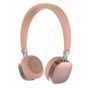 Słuchawki z mikrofonem Manta HDP9002 Bluetooth różowe złoto RUBY