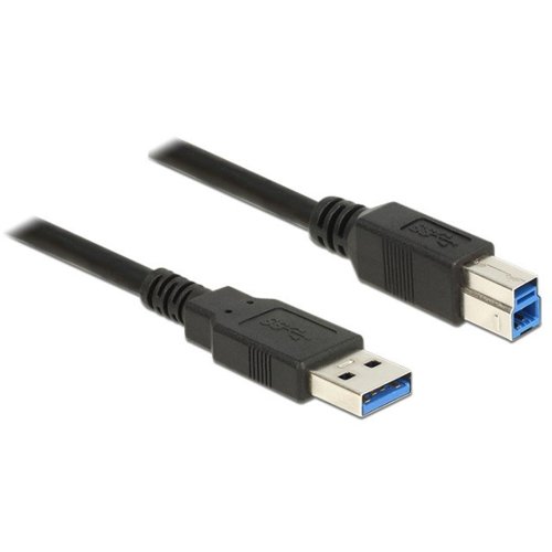 Kabel USB AM-BM 3.0 Delock 1M czarny