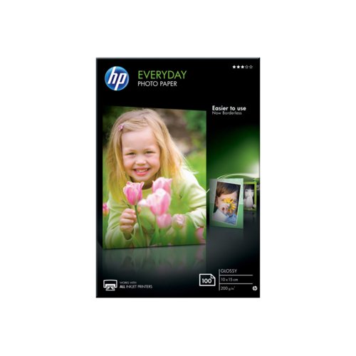 Papier fotograficzny HP połysk 100 szt. 10x15