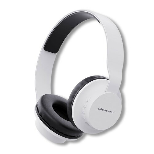 Słuchawki bezprzewodowe Qoltec 50847 białe