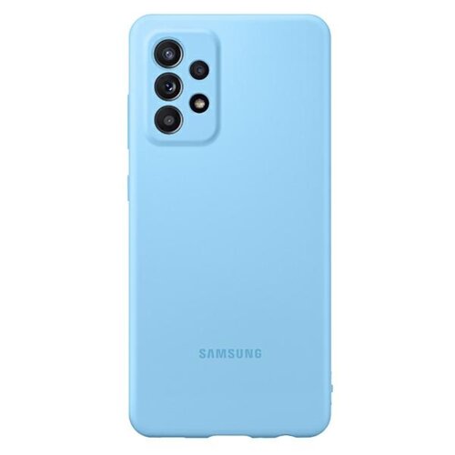 Etui Samsung Silicone Cover do Galaxy A52 Niebieski