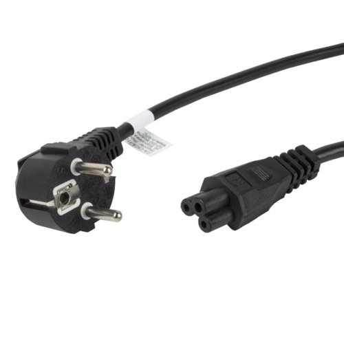 LANBERG Kabel zasilający Laptop (MIKI) IEC 7/7 - IEC 320 C5 1.8M VDE czarny