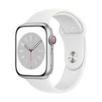 Smartwatch Apple Watch Series 8 GPS 45mm Srebrny, Opaska sportowa