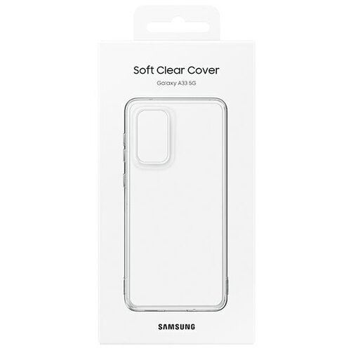 Etui Samsung Soft Clear Cover EF-QA336TT A33 5G A336 przezroczysty