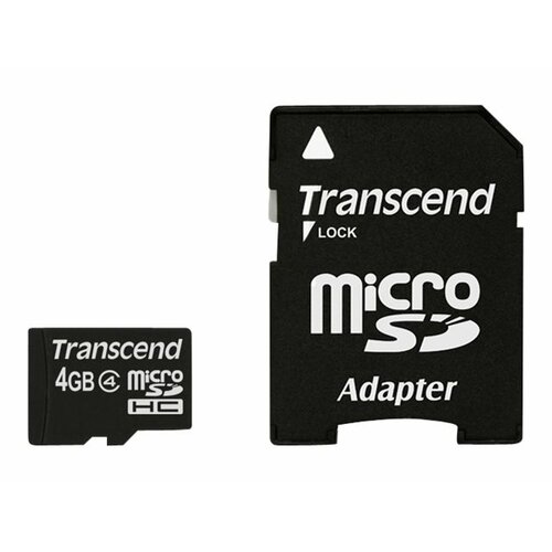 KARTA PAMIĘCI TRANSCEND TS4GUSDHC4 MICRO SDHC 4GB