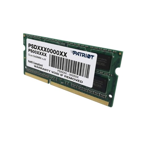 Pamięć RAM Patriot Siganaure PSD34G13332S DDR3 SL 4GB 1333MHZ SODIMM