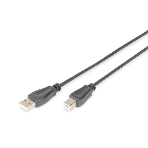 Kabel drukarkowy USB ASSMANN 2.0 A/M - USB B /M 5 m czarny