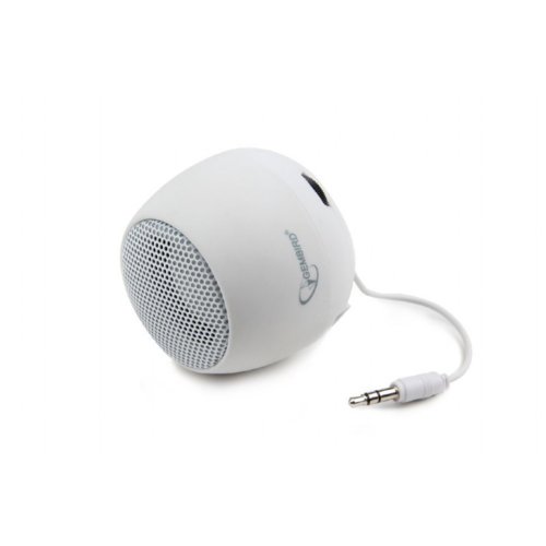 Głośnik Gembird portable z wbudowaną baterią  white