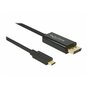 Delock Kabel USB-C -> DisplayPort M/M 1m (tryb alternatywny DP) 4K 60Hz czarny