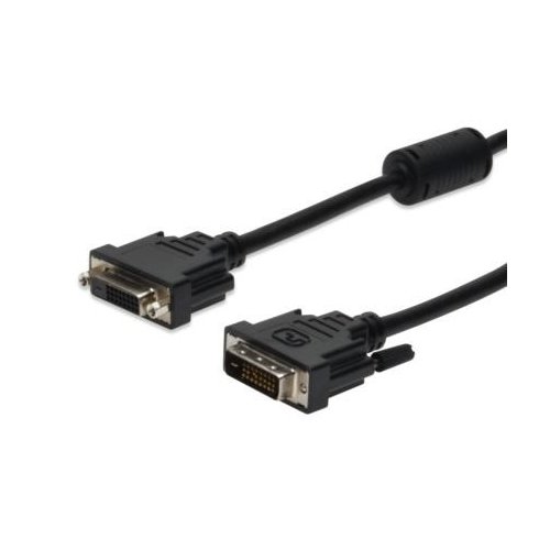 ASSMANN Kabel przedłużający DVI-D DualLink Typ DVI-D (24+1)/DVI-D (24+1) M/Ż czarny 2m