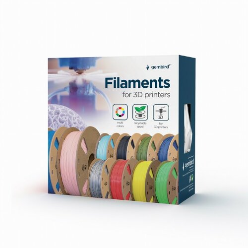 Filament Gembird 3DP-ABS1.75-01-FR czerwony