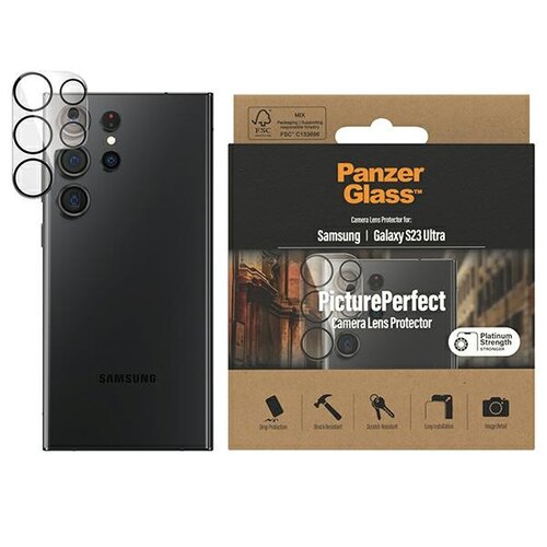 Szkło hartowane na aparat do Samsunga Galaxy S23 Ultra PanzerGlass Picture Perfect