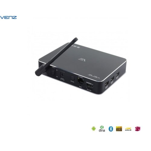 Odtwarzacz Venz V12 Ultra Smart TV Box z Kodi, 3,/16GB, Android 6.0; USB; SD; 4K/3D; HDMI v2.0; Wi-Fi