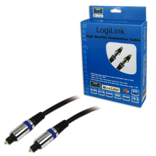 Kabel optyczny Toslink LogiLink CAB1101 1,5m