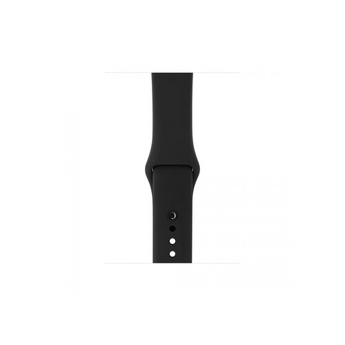 Apple Watch Series 3 GPS 38mm koperta z aluminium w kolorze gwiezdnej szarości z paskiem sportowym w kolorze czarnym
