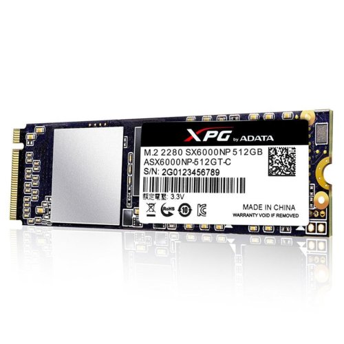 Adata SSD XPG SX6000 512GB PCIe 3x4 1000/800MB/s M2