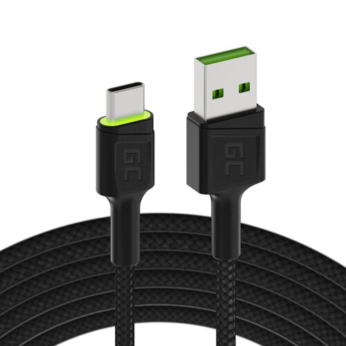 Kabel USB - USB-C Green Cell Ray 120 cm