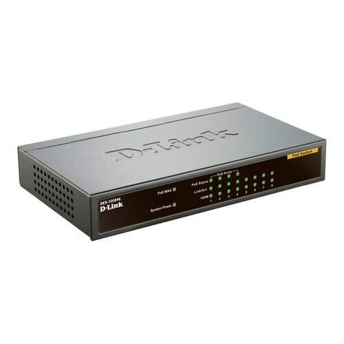 D-Link DES-1008PA 8x10/100 Desktop Switch