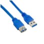 4world Kabel USB 3.0 AM-AF 1.8m|niebieski
