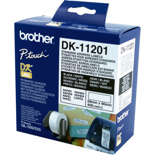 Brother Etykieta QL500 29x90 400 szt DK11201