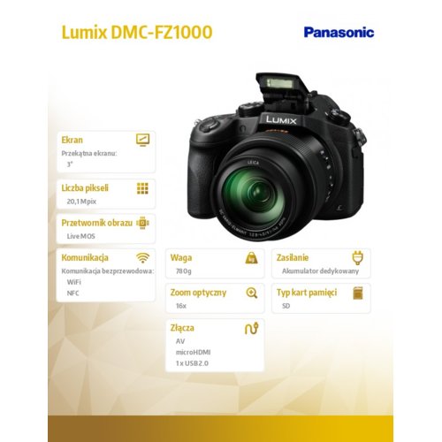 Panasonic Lumix DMC-FZ1000 black