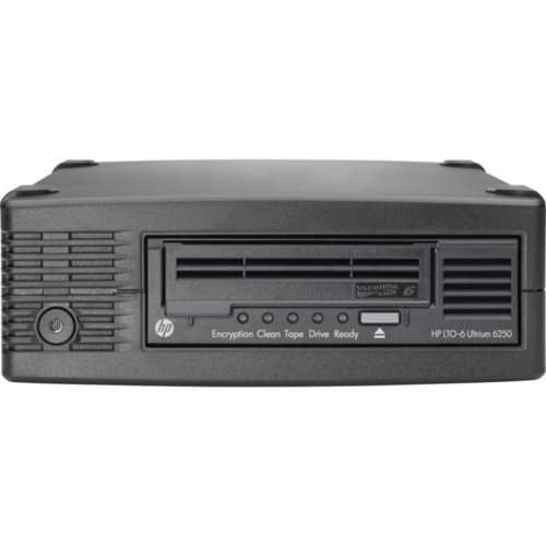 Hewlett Packard Enterprise StoreEver LTO-6 Ultrium 6250 SAS External Tape Drive with (5) LTO-6 Media/TVlite E7W39A