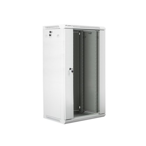 LANBERG Szafa instalacyjna wisząca 19'' 22U 600X450mm szara (drzwi       szklane)