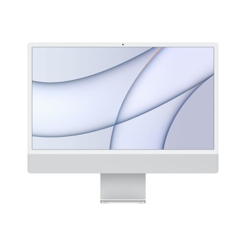 24-inch iMac with Retina 4.5K display: Apple M1 chip with 8-core CPU and 7-core GPU, 256GB - Silver