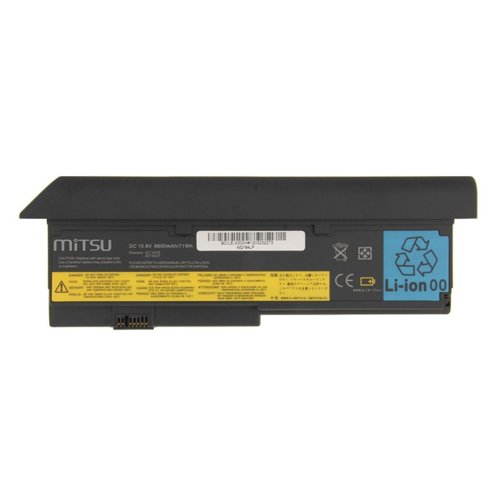 Bateria Mitsu do Lenovo X200 6600 mAh (71 Wh) 10.8 - 11.1 Volt