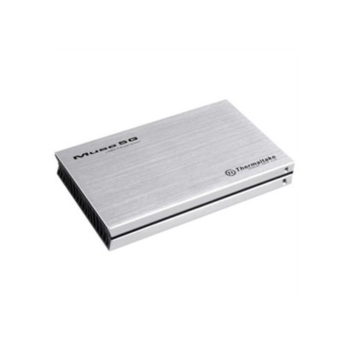 Thermaltake Obudowa na HDD - Muse 5G 2,5'' USB 3.0, aluminiowa srebrna