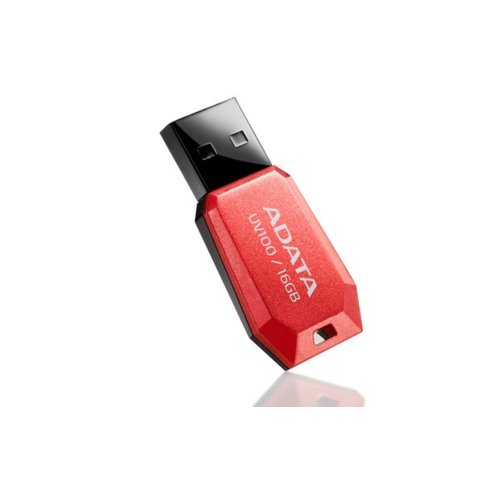 Adata Flashdrive UV100 16GB USB 2.0 czarno-czerwony