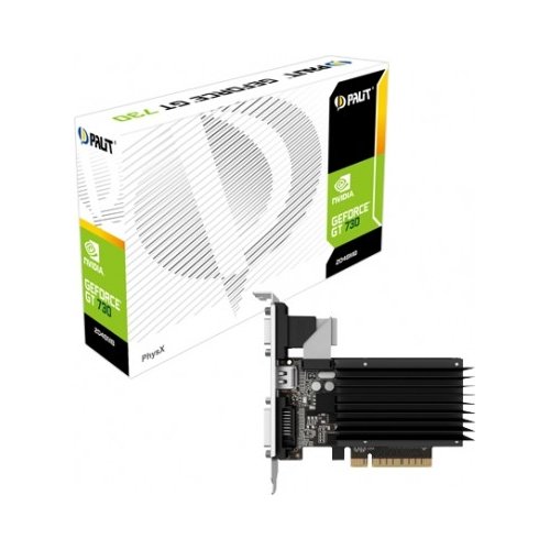 Karta VGA Palit GT730 2GB sDDR3 64bit VGA+DVI+HDMI PCIe2.0