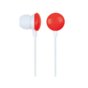 Słuchawki Gembird MHP-EP-001-R biało-czerwone douszne