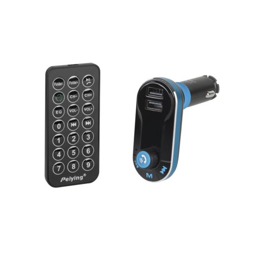 Transmiter FM Bluetooth Peiying 1.4' USB, SD/MMC, MP3/WMA URZ0461