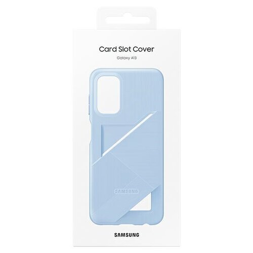 Etui Samsung Card Slot Cover EF-OA135TLEGWW do Galaxy A13 Niebieski