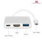 Maclean Adapter USB-C - HDMI / USB 3.0 / USB-C MCTV-840