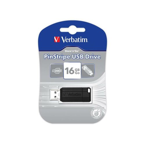 Verbatim PinStripe 16GB Black