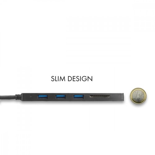 i-tec USB-C Slim 3-port HUB z czytnikiem kart SD/SDHC/SDXC
