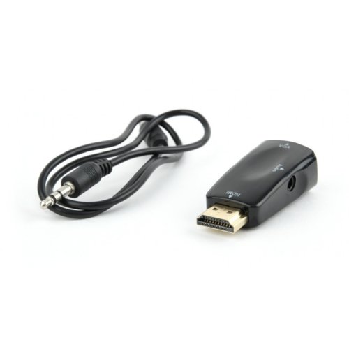 Gembird Adapter HDMI -> VGA czarny/blister