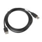 LANBERG Przedłużacz kabla USB 2.0 AM-AF czarny 1.8M