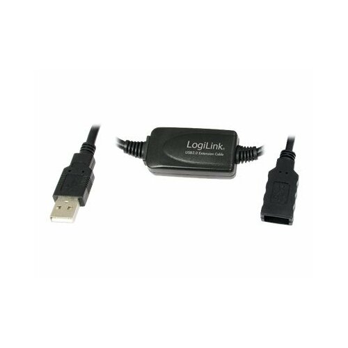LogiLink Kabel przedłużacz USB2.0 dl. 15m , czarny